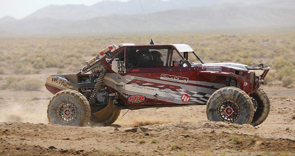 Outfitted in 32-inch ITP Ultra Cross R Spec tires, Jacob Carver's No. 936 Polaris RZR XP Turbo 
