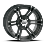 ITP SS Alloy SS212 Wheel Angled View Matte Black Finish